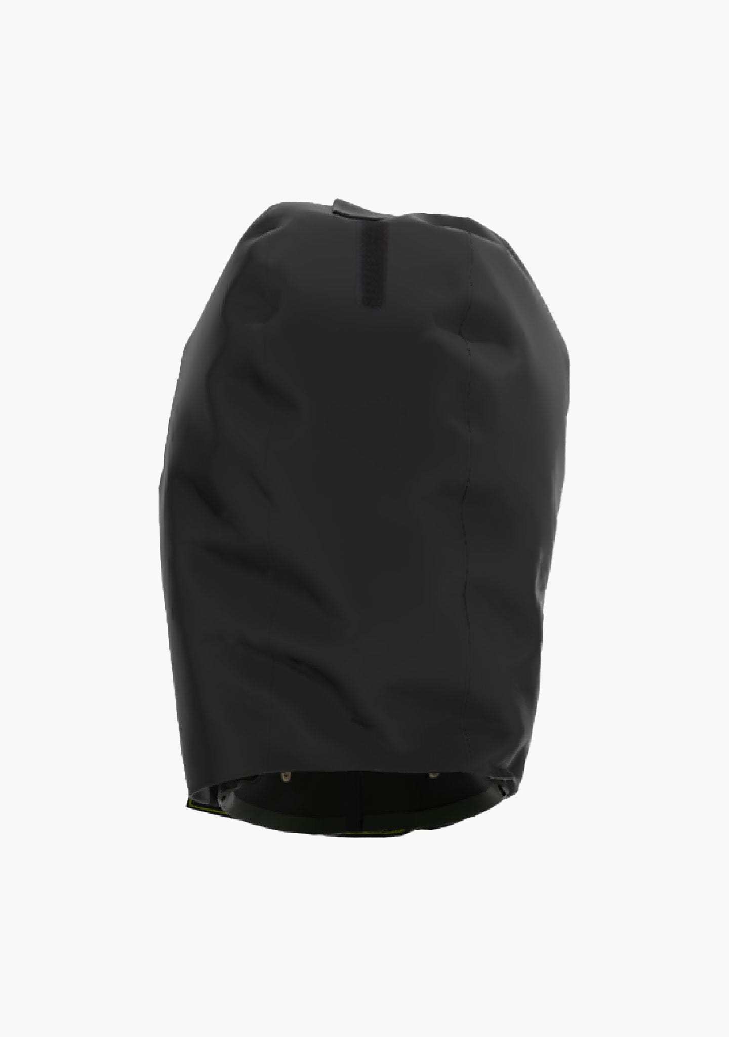 Kapuze für die Softshelljacke BELWIND in regulärer Größe mit seitlichen Sichtfenstern, nicht kompatibel mit Schutzhelm, Ansicht hinten